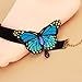 Wowlife Dream Blue Butterfly Ankle Ring Foot Sandal Beach Wedding Ankle Bracelet Women Girls Anklet Bracelet