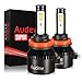 AUDEW LED Headlight Bulbs-H11/H8/H9 All-in-one conversion kit,Super Bright COB LED Chips,72W 8000LM 6000K,Cool White