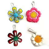 AVIRGO 4 pcs Zipper Pull / Zip pull Charms for Jacket Backpack Bag Pendant Set # 41-2