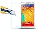 TANTEK [2-Pack Screen Protector for Samsung Galaxy Note 3,Tempered Glass Film,Ultra Clear,Anti Scratch,Bubble Free,Case Friendly