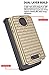 Moto Z Play Case, Moto Z Play Droid Case, Style4U Shockproof Studded Rhinestone Crystal Bling Hybrid Armor Case Cover for Motorola Moto Z Play, Moto Z Play Droid with 1 Stylus (Gold Black)