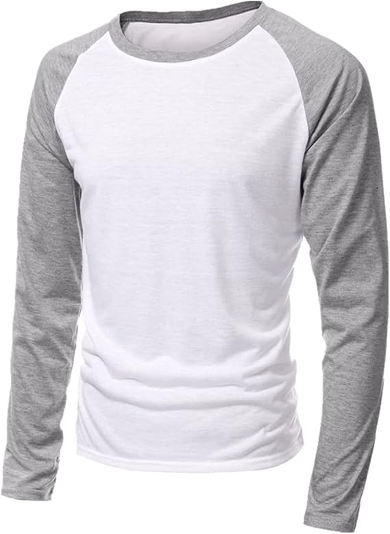 Spring Clothing Herren Langarm Rundhals TShirts Casual Baseball T