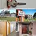 Winston Cronin Portable Door Lock for Travelers Inside for Bedroom Door Lockdown Lock for Security Device Home Apartment Living Hotel Motel Outward from Outside