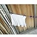 Travel Elastic Clothesline Yazer Portable Windproof Clothesline Rope with Adjustable Anti-Skid 12 Pcs Clothespin for Outdoor and Indoor (Purple)