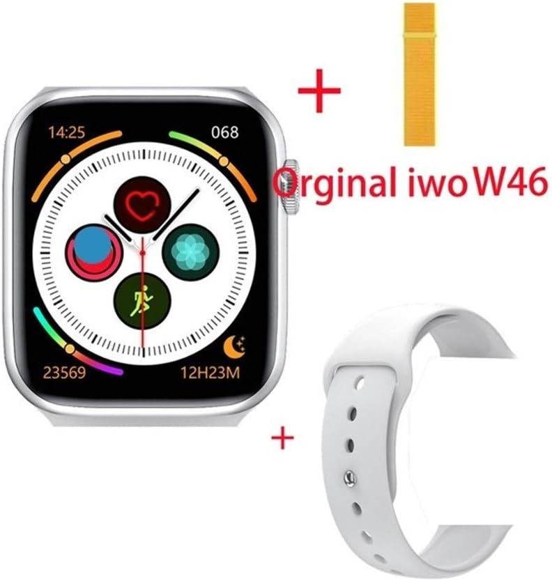 CGGA Torntisc Orginal IWO W46 Smart Watch Amoled 1.75 Inch Big Screen Wireless Charging ECG PPG Custom Wallpaper Smartwatch IWO W46