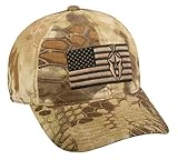 Kryptek Highlander Camo Tonal American Flag Cap