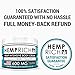 Hemp Cream for Pain Relief - 600 Mg - Contains Arnica, MSM & EMU Oil - Fast Acting Natural Hemp Extract Cream for Inflammation, Muscle, Joint, Knee, Neck, Arthritis & Back Pain - Made in USA - Non-GMO