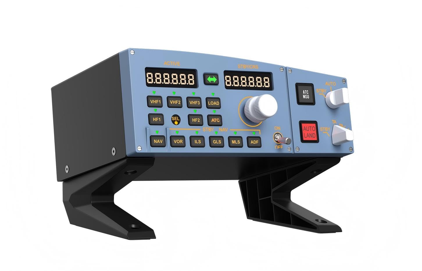 WINGFLEXSIM A320RMP COMBO CUBE Flight Simulator Radio Management Panel with RMP ATC TCAS & Side Panel Functions for Real Aircraft Feel, Compatible with Popular Flight Simulation Platforms on PC‌