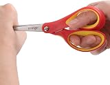 LIVINGO 13 cm Kids Scissors Safety Blunt Blades 3 Pack Cushioned Handles view 4