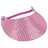 The Incredible Sunvisor Glitzy Design Perfect for the Summer! MADE IN THE USA!! (Glitz 14)