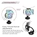 BUDGET & GOOD® Windshield Dashboard Universal Car Mount, Cell Phone Holder for General Mobile Phones Car Holder for iPhone SE 7 7 Plus 6 6 Plus 5 5s 4s Android and Smartphones