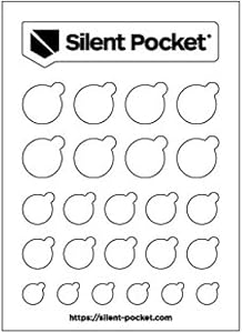 Silent Pocket Webcam Privacy Stickers for Camera Lens Privacy (White Out)