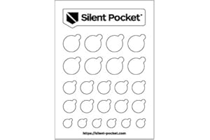 SLNT Webcam Privacy Stickers for Camera Lens Privacy (White Out) - Blocks Hackers' Spying, Recording and Eavesdropping, Fits 