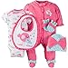 Gerber Baby Girls' 2-Pack Sleep 'N Play-Closeout, Little Birdie, 3-6 Months