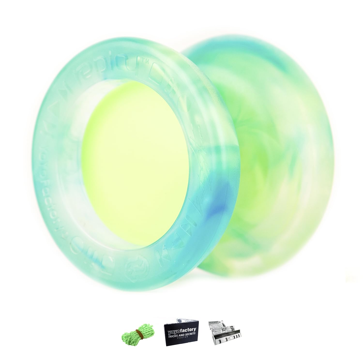 YoYo Factory Replay Pro – Trick YoYo for Kids & Adults | Professional Yo-Yo for Advanced Play, Magic YoYo Unresponsive Yo Yo Style - Green