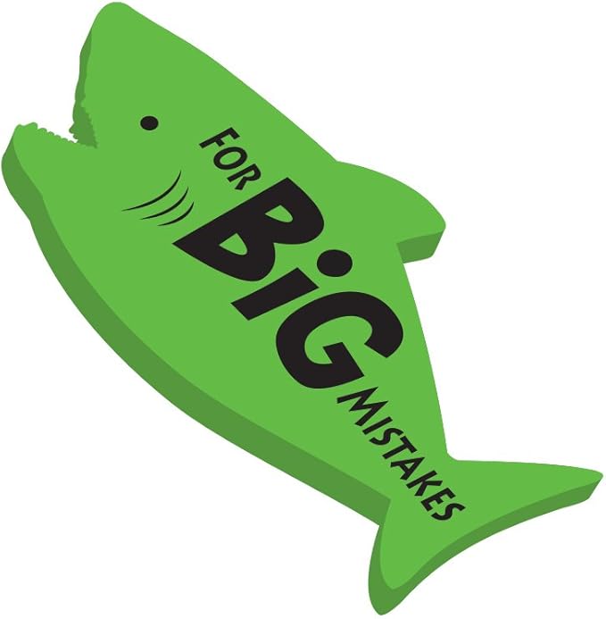 Rockin Gear Eraser Pencil Eraser Jumbo Shark 'for Big