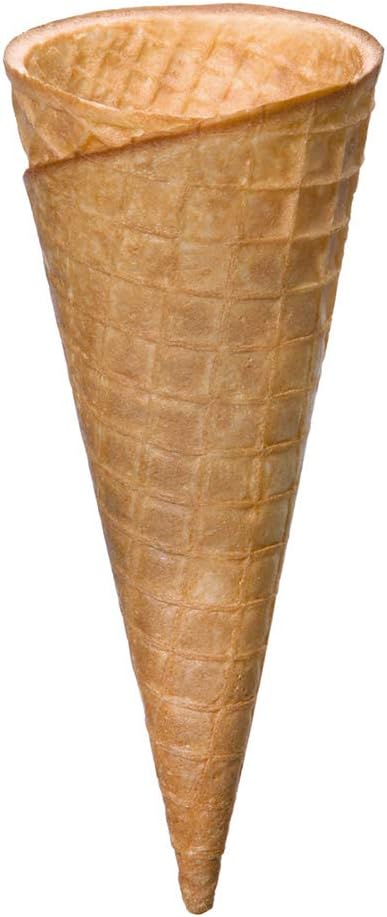 Cornets De Creme Glacee Big Fun 150x60mm 30 Pieces Pour 2 3 Cuilleres De Creme Glacee Gaufres Croustillantes Dans Les Glaciers De La Meilleure Qualite Amazon Fr Epicerie