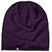 FORBUSITE Slouch Beanie for Men Women Summer Winter Long and Oversized Skull Cap, Purple B010