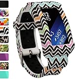 Wonlex Samsung Gear Fit2 Band, Silicone Replacement Watch Bands Strap for Galaxy Gear Fit2 SM-R360 & Fit 2 Pro for Women Men (Dark Waves)