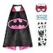 CL Disguise Superhero Costumes and Dress Up for Girls 4 Capes, 4 Masks and 3 Stickers