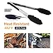 Premium Silicone Kitchen Tongs Set (9