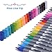 Cedar Markers Dual Tip Brush Pens. 21 Calligraphy Pen Set. Fine liner and Brush Tip Markers. Colored Pens, Art Pens for Adult Coloring Book and Bullet Journal. (21)