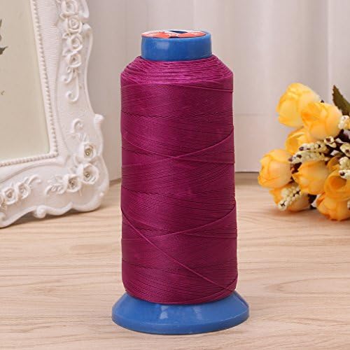 Wivily 480m 0.5mm 500D Leather Sewing Waxed Thread, Hand-stitched Sewing Thread DIY Craft String Cord (Red)