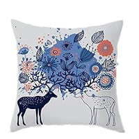YSNJL Christmas Soft Cushion Cover Throw Pillow Cases Decorative Set of 2 Pieces(Style3-18 x18,2 Pieces)