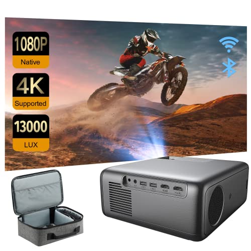 Raydem Video Projector with Case 15000L 550ANSI Native 1080P 200