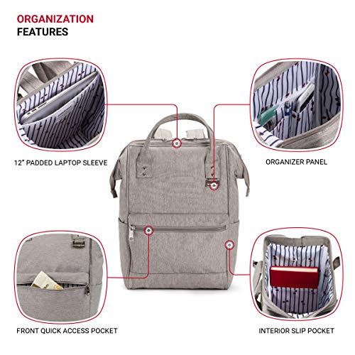 SwissGear 3576 Laptop Backpack, Grey, 12Inch Pricepulse