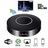 WiFi Display Dongle, UBWH Compact Wireless Display Receiver 1080P Full HD & AV Dual Output Display Adapter for iOS iPhone iPad Android Device Smartphone Pad Macbook, Support DLNA Airplay Miracast