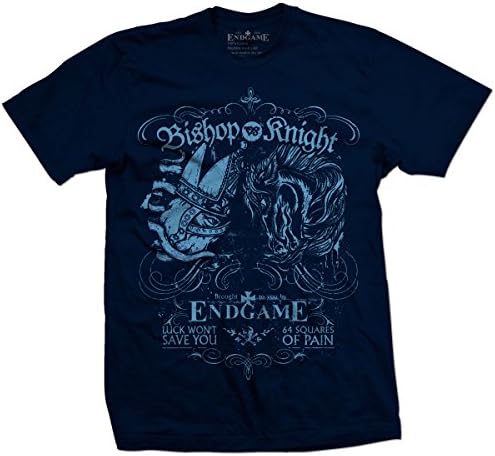 Bishop vs Knight Chess T-Shirt - (XLarge)