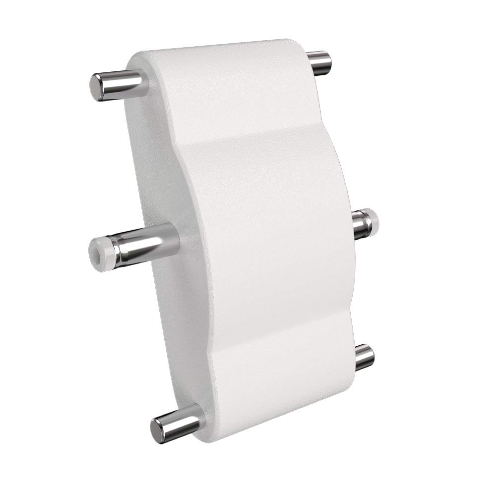 ledscom.de Connector for Our Flat SIRIS 24V Under-Cabinet luminaires, White