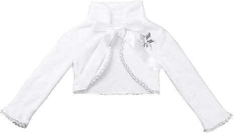 Fille Alvivi Bolero Blanc Bebe Fille Bapteme Cardigan Bowknot Bolero Manches Longues Veste Costume De Mariage Deguisement Princesse Reine Des Neiges 18 Mois 8 Ans Vetements Lemoncitylive Com
