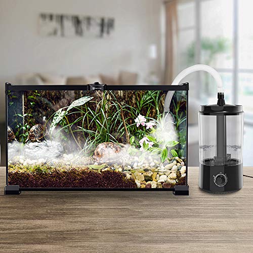 BETAZOOER TopFill Reptile Humidifier Mister Fogger with Double