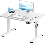 Devoko Electric Standing Desk 100x60cm Sit Stand Table White