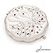 Vintage Silver Compact Mirror Round Purse Folding Women's Makeup Mirror – Unique Retro Swan Design, Double-Sided with Magnifying & Regular Mirror, Elegant & Chic Antique Pocket Mirror, Wedding Gift
