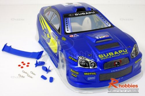 1/10 Subaru Impreza Analog Painted RC Racing On-Road DRIFT Car 200mm Body Shell
