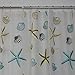 Vktech® Sea Shell Starfish PEVA Bathroom Waterproof Mildew Proof Shower Curtain