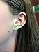Sparkle 288 Quality Piece Sticker Earrings 3D Crystal Gem Girls Self-Adhesive Earrings.