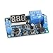 Diymore 12V LED Display Programmable Digital Readout Multi-function Delayed Timer Relay Module with Car Buzzer (3 buttons)