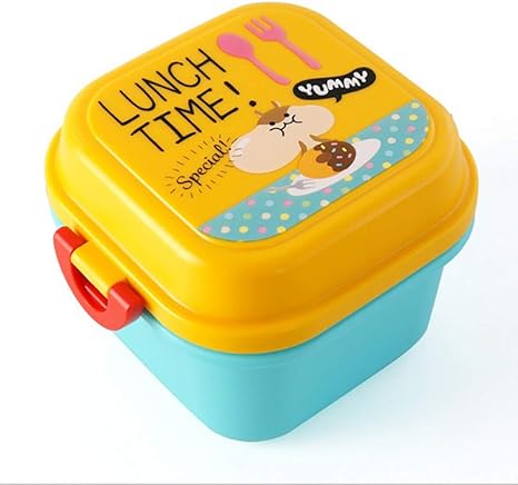 Amazon Lltyhe 子供のお弁当箱かわいい漫画のお弁当箱コンパートメント学校のピクニック電子レンジが付いている環境に優しい携帯用食糧容器 弁当箱 オンライン通販