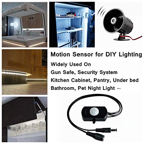 Dc12v Automatic Infrared Pir Motion Sensor Switch Detector Led Lights - Buy Dc12