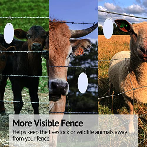 Electric Fence Alert Markers, High Visibility Reflector Stop Wildlife