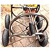 Heavy Duty Garden Hose 200 ft Metal Reel Cart 4 Wheels Resistant Steel Storage Water Rolling Caddy Basket Mobile & ebook