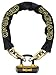 ONGUARD ONG: 8016L 6' BEAST HEX CHAIN 6'x14mm W/X4 LOCK, Black