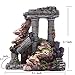 Evergreen Simulation Resin Roman Column Aquarium Decorations Fish Tank Rock Ruins Plants Decor Aquarium Decoration Ornamentsthumb 2