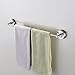 KES Suction Cup Single Towel Bar SUS 304 Stainless Steel No Drill Wall Mount Contemporary Bathroom Accessory Clothes Organizer Shelf Rack Brushed Finish 55 CM OR 22-Inch, A6200B