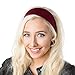 Hipsy Adjustable & Stretchy Basic Xflex Wide Headbands for Women Girls & Teens