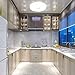 Onforu Waterproof 18W LED Ceiling Lights, CRI 90+, 11 inches, 150W Incandescent Bulbs Equivalent, IP65, 1600lm 5000K Daylight White Flush Mount Ceiling Light for Bathroom, Kitchen, Bedroom, Balcony.